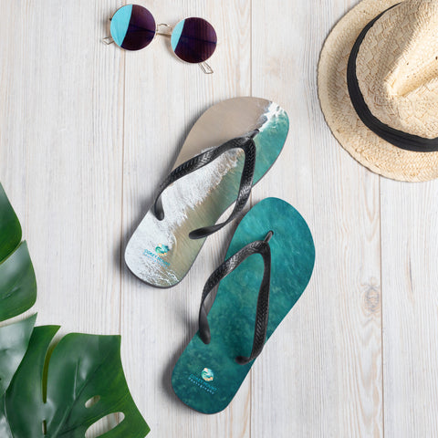 "Canoe Beach" Flip-Flops